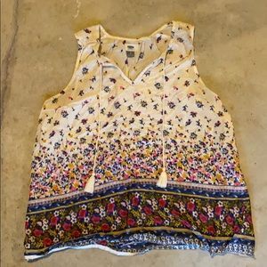 Old Navy Floral Tank Top